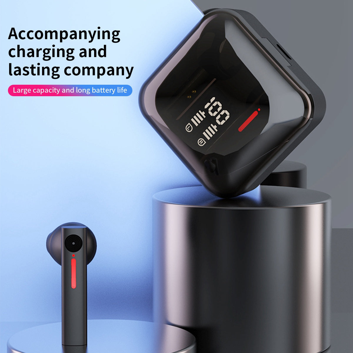 T13 TWS Wireless Bluetooth Earphone Fingerprint Touch Stereo Music Sport Headset with Digital Display Charging Case T13 TWS Wireless Bluetooth Earphone Fingerprint Touch Stereo Music Sport Headset with Digital Display Charging Case